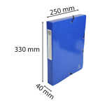 Exacompta Archivbox Iderama 40mm dunkelblau