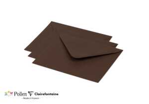 Clairefontaine Umschlag Pollen 125x138 120g schoko