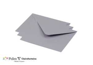 Clairefontaine UmschlPollen 125x138 koalagrau