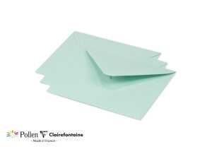 Clairefontaine UmschlPollen 125x138 Jadegrün