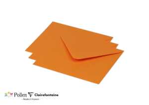 Clairefontaine Umschl Pollen 125x138 120g kapuzine