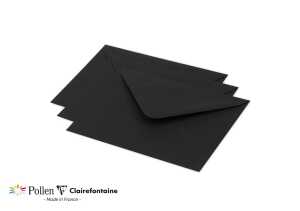 Clairefontaine UmschlPollen 125x138 schwarz