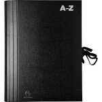 Exacompta Fächermappe hohe Kapazität A-Z sw