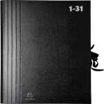 Fächermappe hohe Kapazität 1-31 sw
