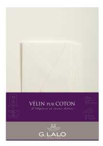 Herbin Set 10Bl+5Umschl A4 Vélin creme