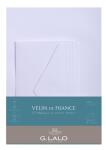 Herbin Set 10Bl+5Umschl A4 Velin weiss