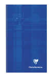Clairefontaine Kladde 11x17 kariert 96Bl
