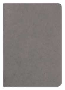 Clairefontaine Heft AgeBag A5 Leinen bl 48Bl grau