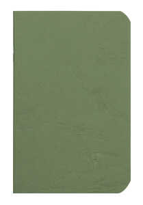 Clairefontaine Heft AgeBag 9x14 48Bl uni grün