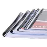 Exacompta 100 plast. binderücken 6mm A4 schw.