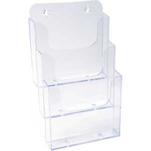 Exacompta Prospekthalter A5 3F Pres. glasklar