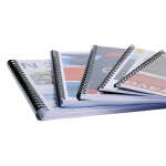 Exacompta 100 plast. binderücken 8mm A4 schw.