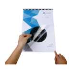 100 plast. binderücken 10mm A4 sw