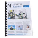 Exacompta 50 plast. binderücken 25mm A4 sw