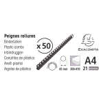 Exacompta 50 plast. binderücken 45mm A4 sw