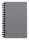 Clairefontaine Spiralbuch 11x17 Agebag lin 60Bl gr