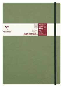 Clairefontaine Notizbuch AgeBag MyEss A4 96Bl lin gn