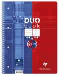 Clairefontaine Collegeblock A4+ Duo 40Bl kar+40Bl lin