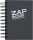 Clairefontaine ZapBook Spirale schwarz A6 80g 160Bl
