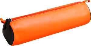 Clairefontaine Schlamperm Leder Ø5,5x21cm fuchs/bl