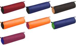 Clairefontaine Schlamperm Leder Ø5,5x21cm bl/gr