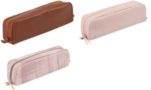 Clairefontaine Schlamperm Leder 21x4x6 Lachs