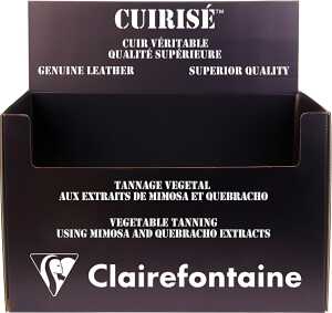 Clairefontaine Displ leer 24 Schlamperm Cuirisé st