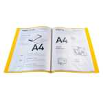 Sichtmappen PP A4 10 Hüllen Gelb