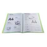 Sichtmappe A4 Chroma 30 Hül grün