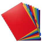 Exacompta Register für Sichtmappen 10tlg