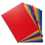 Regist f Sichtmap A4 maxi 10-teilig