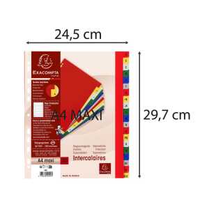 Register A-Z A4+ PP bedruckt.Taben