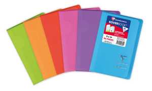 Clairefontaine Koverbook 9X14 trans kariert 48Bl sort