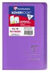 Clairefontaine Koverbook 9X14 trans kariert 48Bl sort