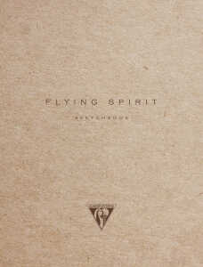 Clairefontaine Flying S. Skizzenheft braun A5 60Bl