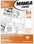 Clairefontaine Manga Etui BD/Comic B4 40Bl 200g