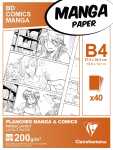 Clairefontaine Manga Etui BD/Comic B4 40Bl O 200g