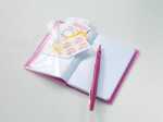 Clairefontaine Koverbook 11X17 trans kariert 48Bl sort