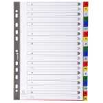 RegistA4 A-Z 20-tlg PP farb+registr