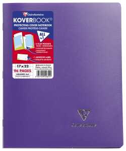 Clairefontaine Koverbook HeftPP 17x22 48Bl kar sort