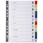 Exacompta RegistA4 Monat PP farb+registerseit