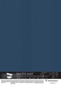 Clairefontaine Pastelmat 70x100cm 5Bl Dunkelblau 3329680961614