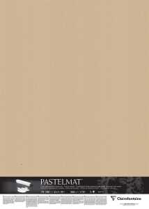 Clairefontaine Pastelmat 70x100cm 5Bl Sand 3329680961621