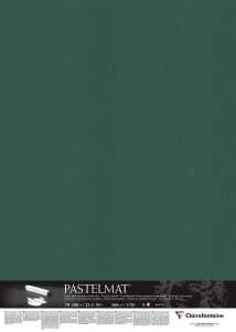 Clairefontaine Pastelmat 70x100cm 5Bl Dunkelgrün