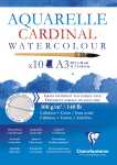 Clairefontaine Aquarellblock Cardinal A3 300g 10Bl