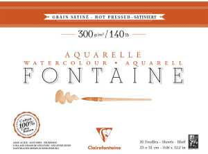 Clairefontaine Fontaine 4xgel heiss300g20BL 23x31