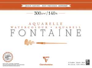 Clairefontaine FontaineKopf heiss 300g 20BL 30x40