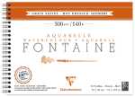 Clairefontaine Fontaine Spirheiss 300g 12Bl 19x26