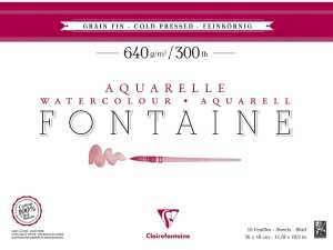Clairefontaine Fontain 4xgel kalt 640g 20BL 36x48