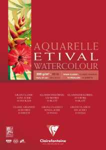 Clairefontaine Aquablo ETI 200g A5 kopfgel. 10Bl